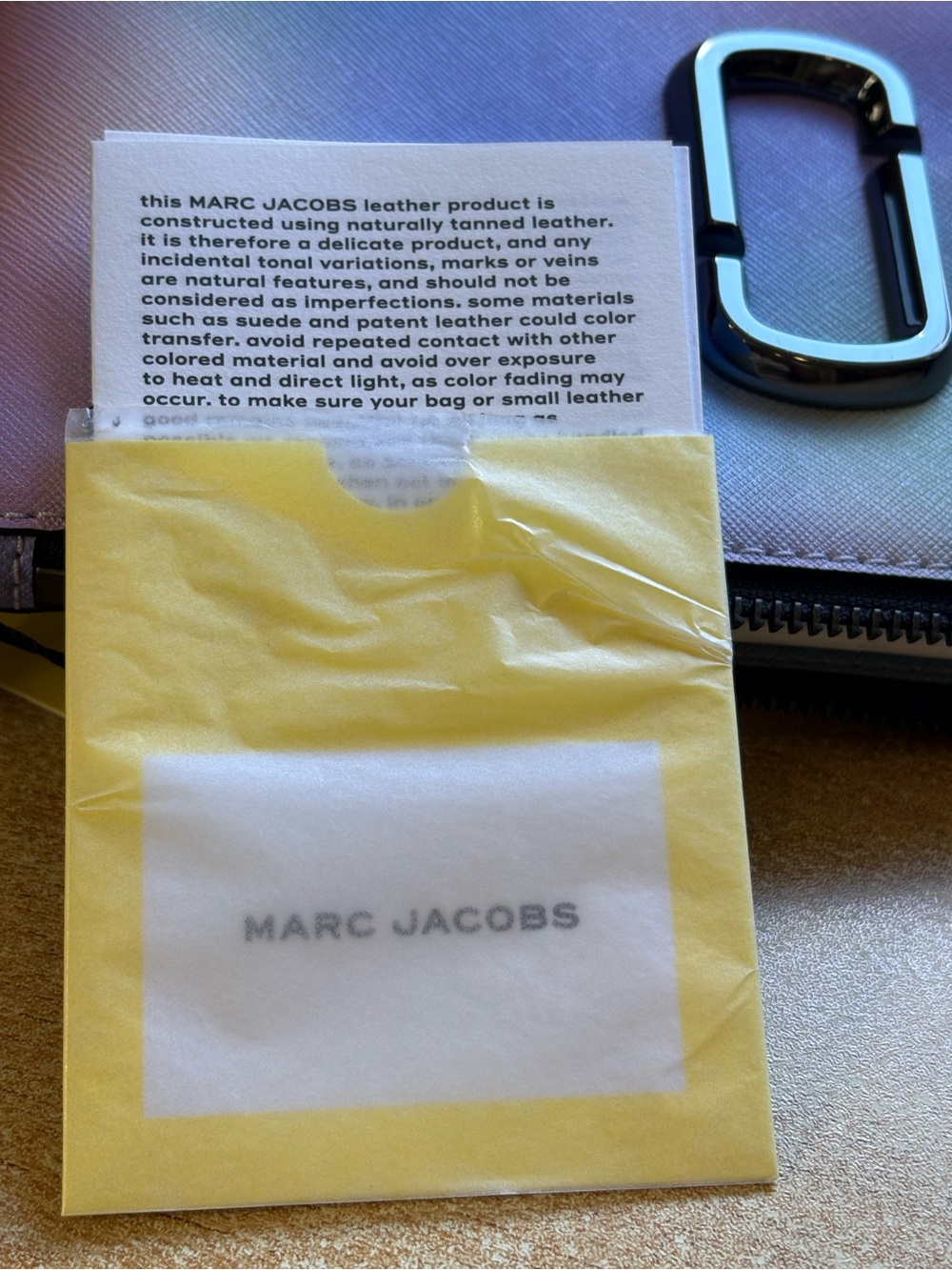 Marc Jacobs Iridescent Pastel Clutch in Blue-Lavender Gradient - Picture 7 of 7